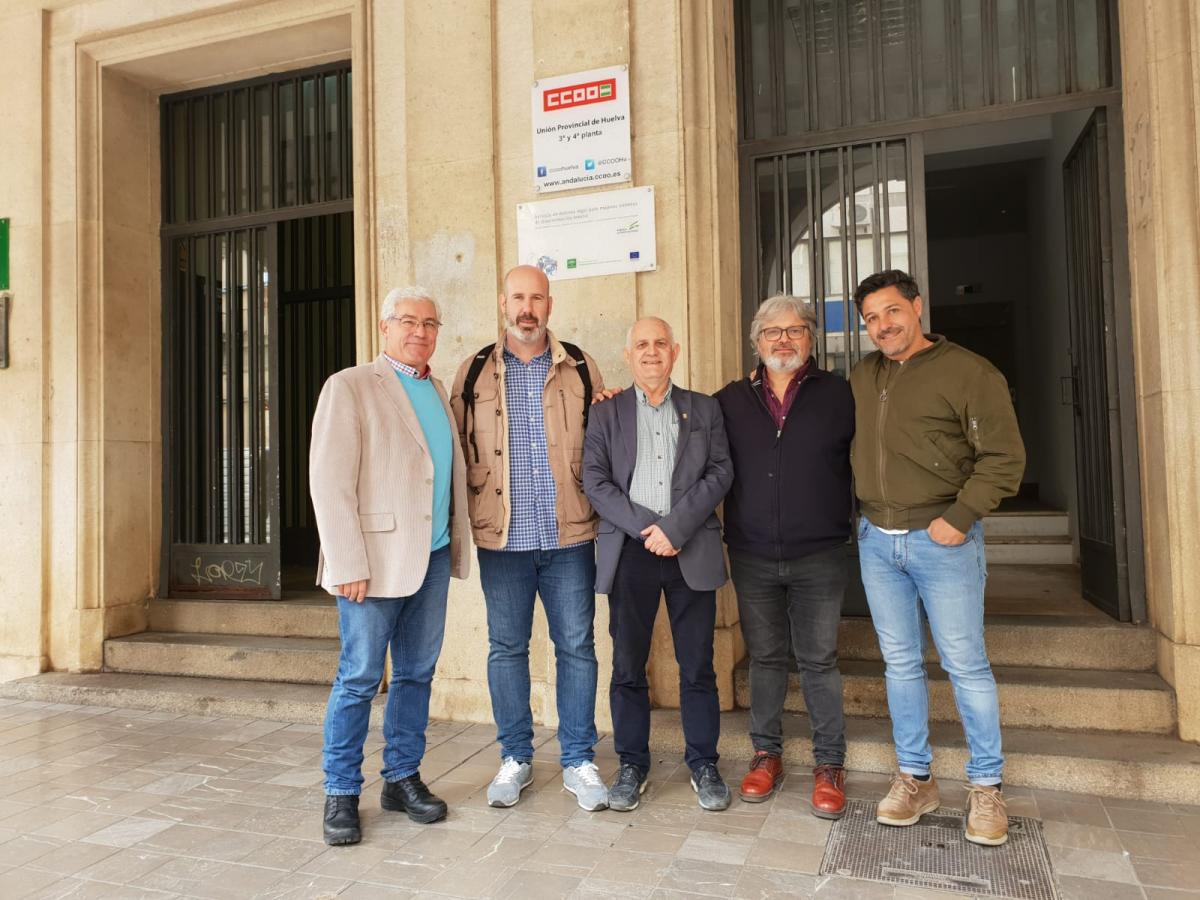 Participantes de la reunión en Huelva